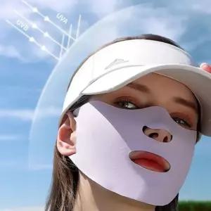 마우스오픈 골프 쿨페이스 라운딩 마스크 산책 여성 여름