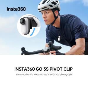 인스타360 GO 3S 피벗 클립 360도 실리콘 틸트 마운트 (모자/헤드밴드용) 인스타 3 & GO3S  액세서리