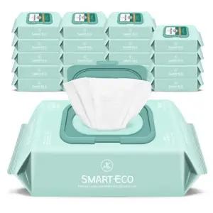 스마트에코 물티슈 모데라토 캡형 80매X20ea Box/저자극/뽑아쓰는/가정용/간편/고급