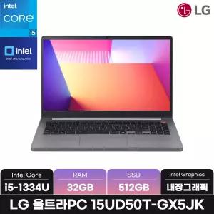 LG전자 울트라PC 15UD50T-GX5JK/RAM 32GB/SSD 512GB/WIN11/ +마우스증정
