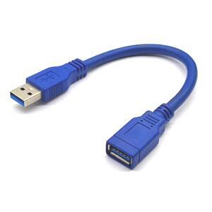 파란색 10CM/20CM/30CM USB 3.0 연장 케이블  A 남성-여성