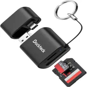 SD 카드 리더 도크텍 USB 3.0 마이크로 어댑터 5G 메모리 A - C UHS-I SD/Micro SD/SDHC/SDXC/MMC용 듀얼