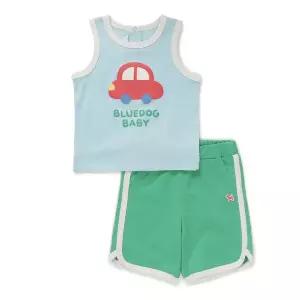 [블루독베이비](BL)자동차 민소매 상하세트 46370-672-22