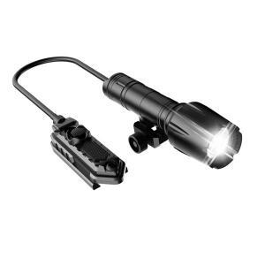 MDGRWY 원격 압력 스위치가 있는 전술 손전등 20-21mm 피카티니 레일용 LED 에어소프트 무기 조명 1200 루