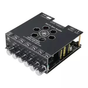 업그레이드된 XY-HT21MAX 2.1 채널 TPA3223 200W x 2400W Bluetooth 디지털 전력 증폭기 모듈 고음 및 저음