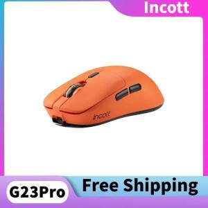 Incott G23 Pro 마우스 듀얼 모드 무선 8K 핫 스왑 가능 마이크로 PAW3395 센서 26Kdpi 낮은 대기 시간 케