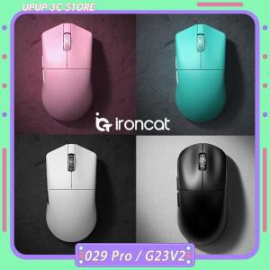 Incott 029 Pro G23V2 마우스 3 모드 무선 RGB 경량 게임용 PAW3395/PAW3950ES-KING 8K PC 게이머 액세서리