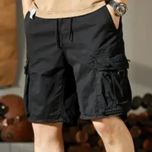 하계 캐주얼 남사친 면 스포츠 유행각 반바지 빅포켓 빈티지팬츠 카고 97% OOTD2