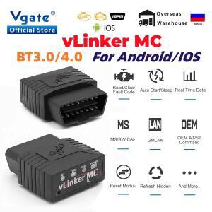 Vgate vLinker MC+ Bluetooth 4.0 OBD2 스캐너 ELM327 V2.2 BimmerCode 무선 iOS Android BT3.0 자동차 진