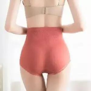 134000104 하이웨스트 면팬티 흡수 위생 언더 거들팬티 팬티 나염 여성 맥시팬티 이지 하이웨스트 주니어