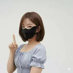 감각적인 데일리 패션 귀걸이형 진주 포인트 마스크
