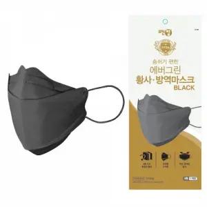 크린탑 황사/방역용마스크 (대형 블랙) 50P