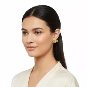 페라가모 살바토레 SS26 여성 바라 보우 이어링 76 0546 ORO 0998984