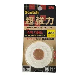 TBZ 초강력 폼 양면테이프 19mm 중 문구류 사무용테이프