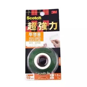 TBZ 초강력 투명 폼양면테이프19mm 문구류 테이프용품