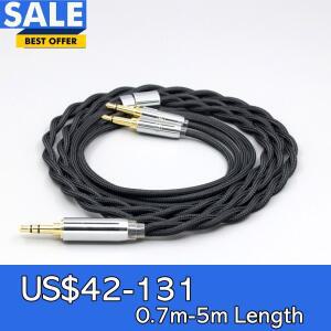 Hifiman Sundara Ananda HE1000se V2 HE6se he400se Arya He-35x 8293용 나일론 99% 순수 실버 팔라듐 그래