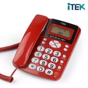 아이텍 빅버튼 유선 전화기 발신자표시 IK-310RE