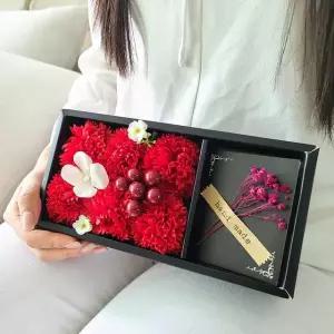 반전 카네이션용돈박스 레드 어버이날 용돈케이크