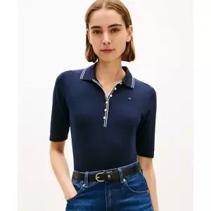 타미힐피거 TOMMY HILFIGER 슬림 티핑 폴로 셔츠 449755