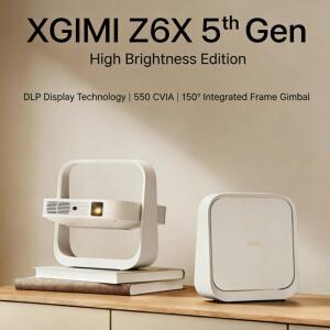 빔프로젝터 XGIMI Z6X 5세대 고휘도 1080P PTZ 프로젝터 550CVIA 루멘 자동 사다리꼴 보정 시네마