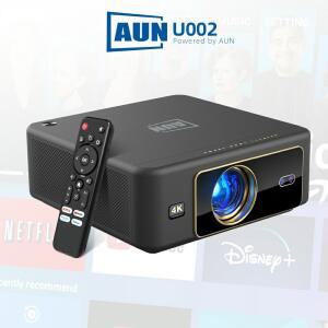 빔프로젝터 AUN U002 프로젝터 안드로이드 TV 방진 4K 게임 시어터 레이저 단초점 프로젝션 HD 1080 WIFI