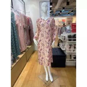 와코루 레이온 페이즐나염 홈웨어 원피스 CO WGN348W 444794