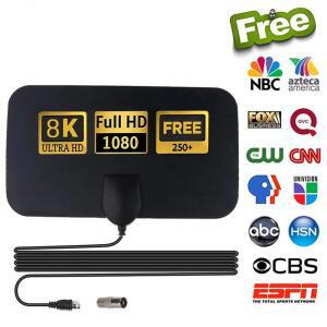 UHD안테나 TV 실내 지상파 수신기 안테나 HDTV 스마트 신호 4K 범위 마일 500 위한 1080P 향상을 디지털