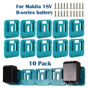 1-10PCS 배터리 홀더 벽걸이형 18V  BL1840 BL1830용 보관용 브래킷 창고 공장 트럭용