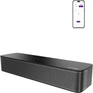 ULTIMEA 2ch TV용 서라운드 사운드 바 내장 서브우퍼 파워 32W 앱 컨트롤 6인치 블루투스 54 스피커 올인원