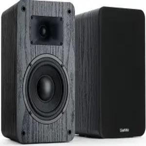 사이인 책장 스피커 40W×2 전원 5인치 우퍼 및 20mm 실크 돔 트위터 스테레오 향상된 음성 선명도 4