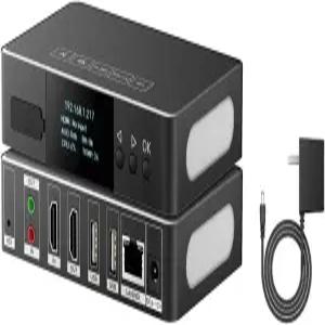 WayPonDEV ENCV3P 4K HD 인코더 NDI 디코더 SRT RTP/RTSP/UDP/H265 프로토콜 지원 00ms 저지연 라이브