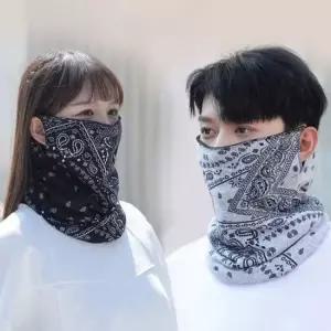 남성 페이즐리 헤어밴드 워머 두건 반다나 멀티마스크 비니 넥워머마스크 여성반다나