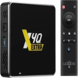 Ugoos X4Q 엑스트라 4GB RAM Amc S905X4J Android TV 박스 24G/5G 듀얼 WiFi BT5 USB 30 이더넷 000M 지원