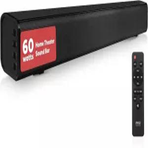 파일 웨이브 베이스 무선 BT 사운드바 AUX 확장 풀레인지 스테레오 TV 스탠드 마운트 LED 표시등 간편한