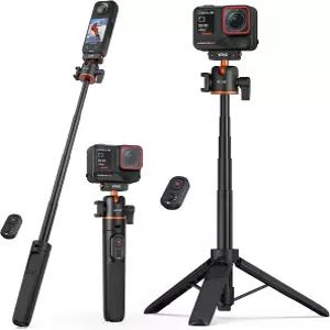 무선 리모컨이 있는 Insta360 X5/Ace Pro2용 VRIG X5 21인치 미니 카메라 삼각대 X5/X4 에어/Ace