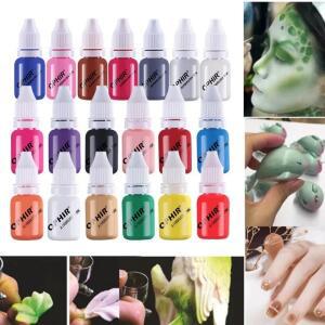천아트물감 천물감 옷물들이기 10ML 아크릴 페인트 30 수성 에어 액세스 안료 네일 브러시 스프레이 아트 잉크