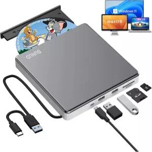 외장 DVD 드라이브 용 USB 30 버너 리더용 C 슈퍼드라이브 노트북 Windows 0 PC Linux OS용 휴대용 CD RW