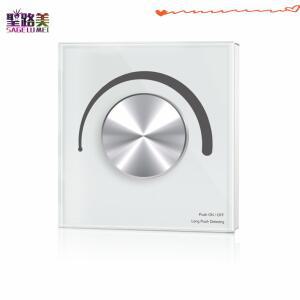 DC12-24V 로터리 터치 유리 패널 T1-K DIM CCT RGB LED 컨트롤러 단일 색상 테이프