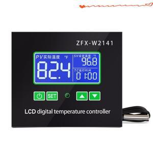 AT51-ZFX-W2141 AC 220V 디지털 LED 온도 조절기 인큐베이션 가열 컨트롤러 시간 스위치 제어 릴레이