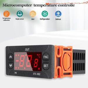 ETC-902 AC 디지털 온도 컨트롤러 인큐베이터 고정밀 센서 포함 12V 8A