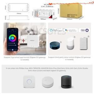 Miboxer DC12~48V PZ2 2IN1 Zigbee3.0 +2.4G RF LED 컨트롤러 최대 20A 단일/이중 색상/RGB/RGBW/RGB+CCT
