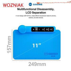 SUNSHINE LS3 SE 11인치 LCD 스크린 분리기 40-120 ℃ 휴대폰 화면 도구용 자동 차단 기능이 있는 가열판