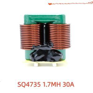 1pcs 고전류 공통 모드 인덕터 Sq4735 -1.7mh 30a 고품질 평면 구리 와이어 자기 링 필터 코일