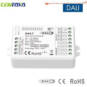 CENFAYA DT6 DALI 4채널 LED 컨트롤러 디머 인증 푸시 스위치 (24V 단일 색상 CCT RGB 스트립용)