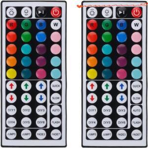 SMD 5050 2835 스트립 조명용 44키 RGB LED 리모컨 2팩