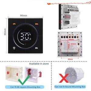 1PCS 무한 손잡이 조광기 레귤레이터 150-300W AC 플라스틱 + 금속 디지털 LCD Yandex(검은색)-새 제품