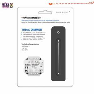 AC110V-220V 2.4G RF AC 트라이액 디머 Wifi 컨트롤러 세트 S1-B(WT)+R11 리모컨 Tuya 앱 푸시 SMD 단색 램
