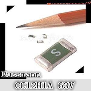 100pcs 원래 CC12H1A 63V 1206 D 퓨즈 1A 패키지