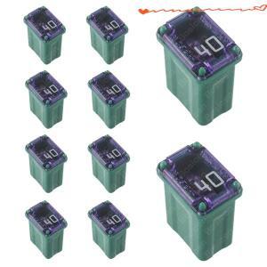 10PCS 40A 32V 마이크로 카트리지 퓨즈 로우 프로파일 MCASE 튜브 방수 박스 소켓용