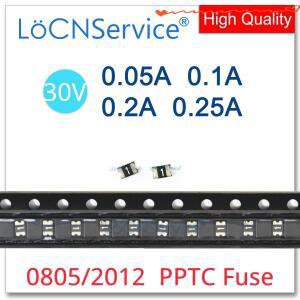 0805 SMD 퓨즈 자체 복구 재설정 가능 PPTC 폴리스위치 30V 개